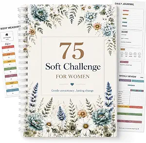 15 Best Habit-Tracking Journals to Keep You Motivated and Organized 20 PGJ 75 Soft Challenge Journal for Women, 75 Day Habit Tracker & Planner