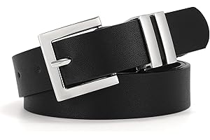 Women's Leather Belt with Square Buckle: Elevate Your Style, Define Your Waistline