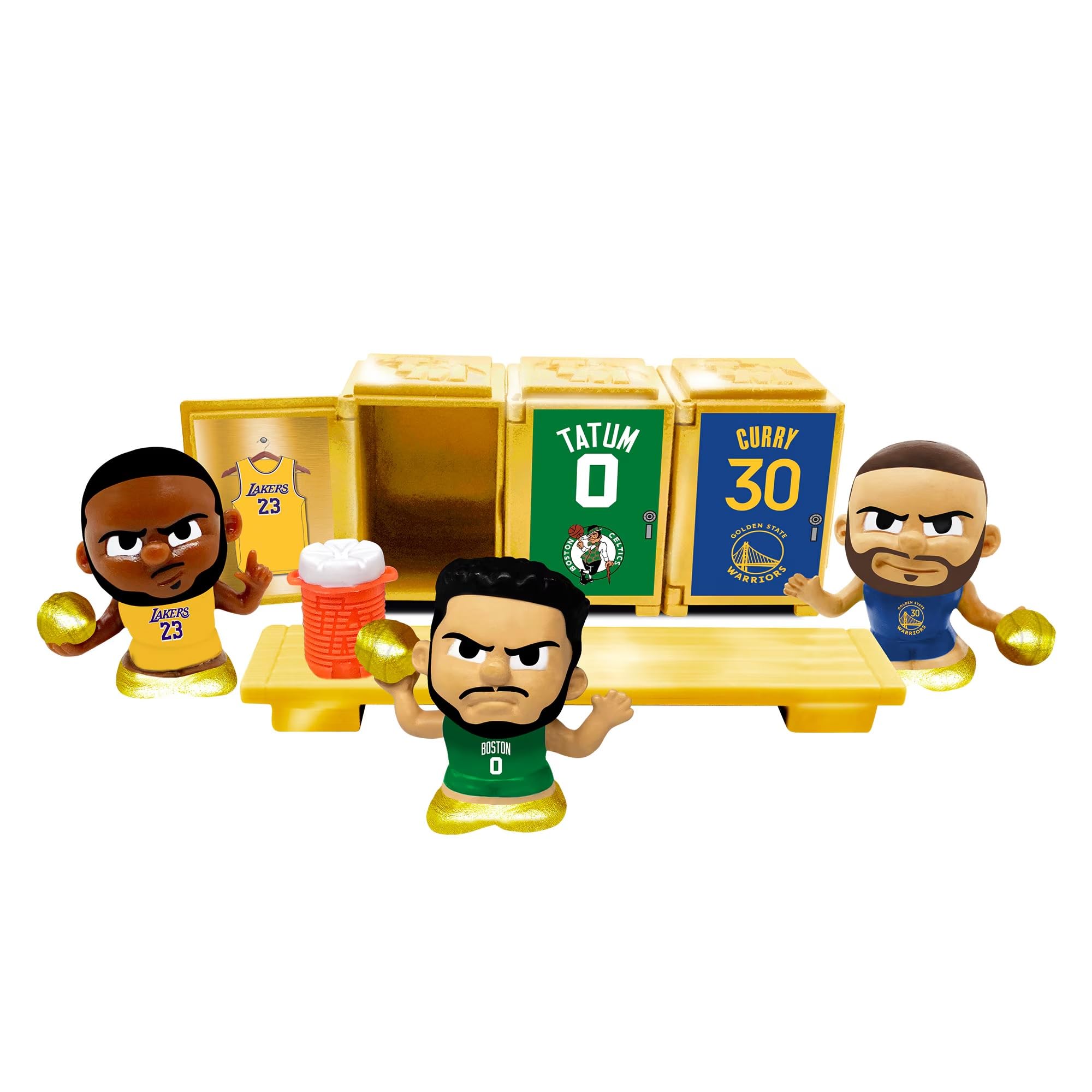 Teenymates Party Animal 2025 Lockers NBA Series X Basketball Figures, 1 Mystery Pack