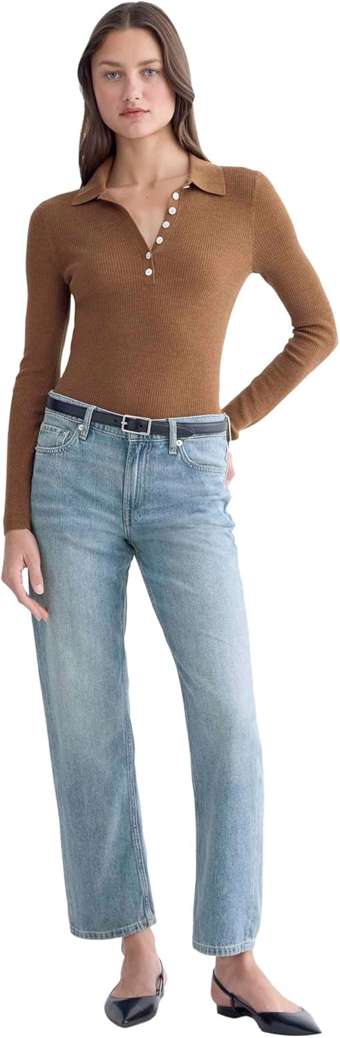 Everlane Women's Everlane Low-Rise Straight Jean