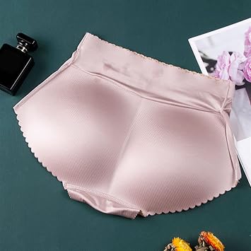 LSCZSLYH Women Lingerie Slimming Tummy Body Fake Ass Butt Lifter Briefs Lady Sponge Padded Butt Push Up Panties