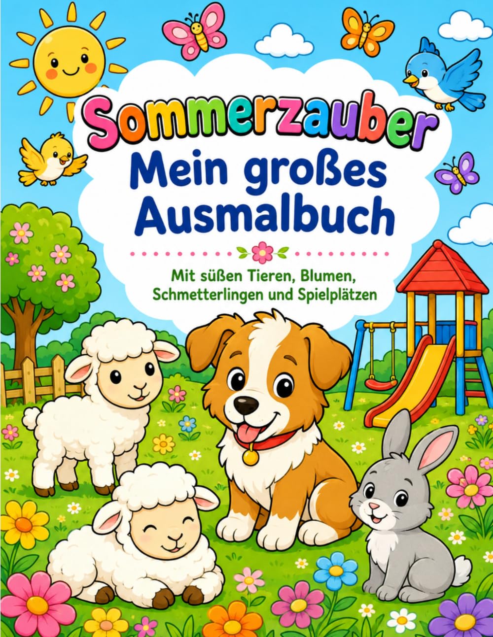 Sommerzauber: Mein Großes Ausmalbuch