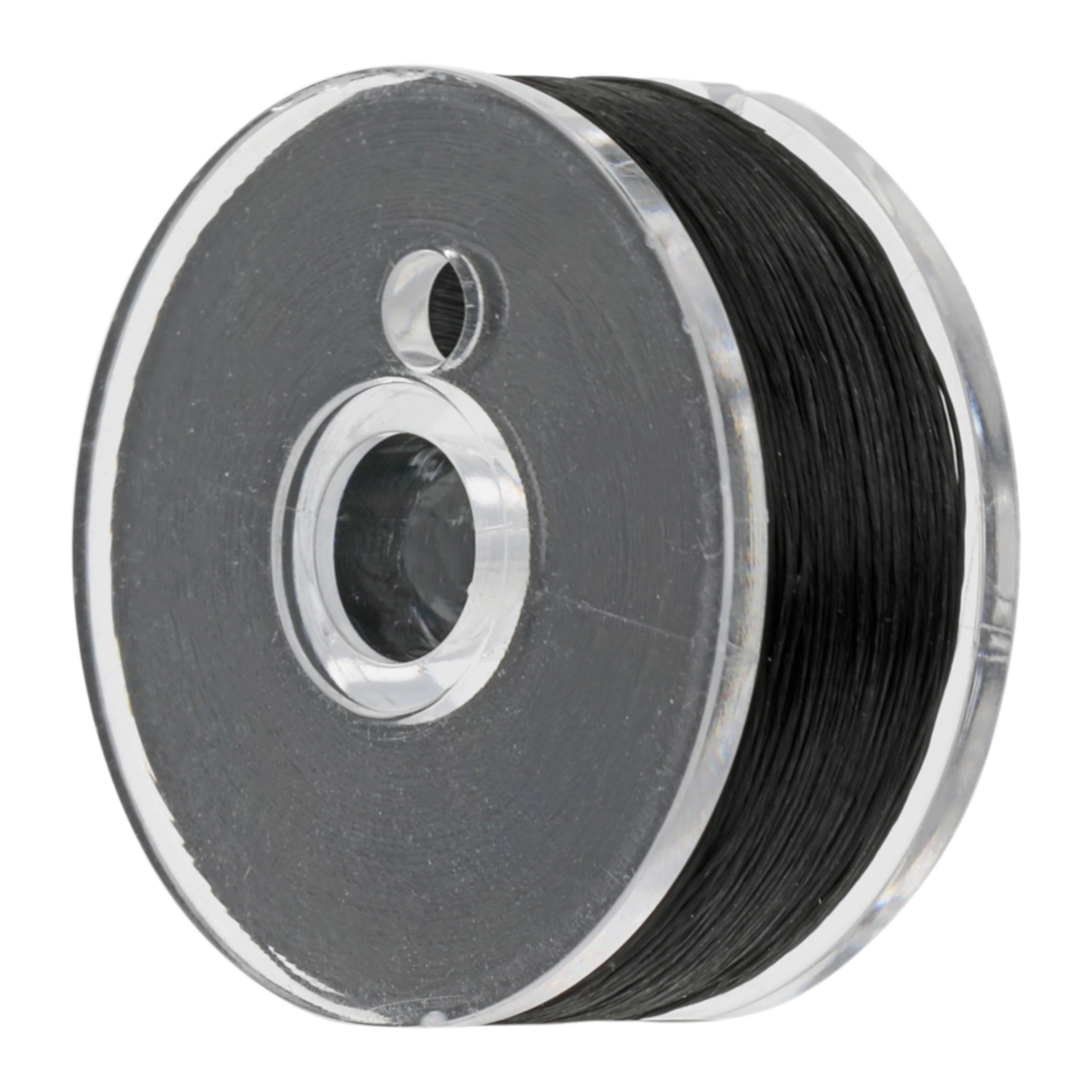 The Beadsmith Nylon Beading Thread - Rozmiar 0 (0,15 mm), czarny, 50 szpul, 115 jardów (105 m) każda, mocna nić do tkania koralikami, tworzenia biżuterii na krośnie koralikowym i poza krosnem