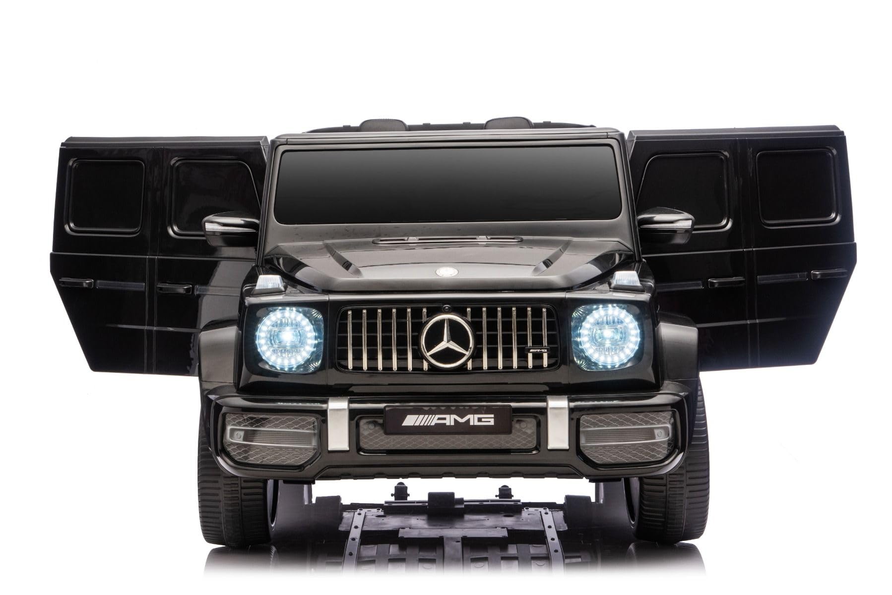 Mercedes-Benz G63 AMG Voiture Électrique Enfants 24V Deux Places Noir 4x4 Batterie Lithium