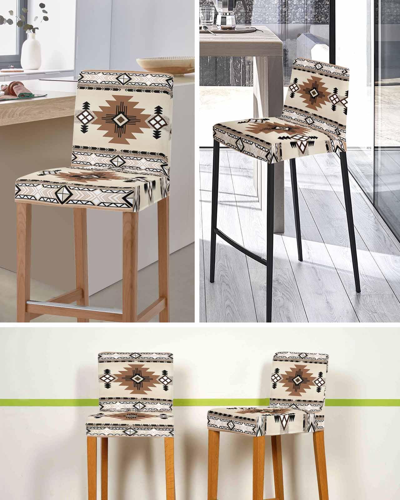 Native Design Stool Native American Upholstery Bar Stool Axis Deer Hide Upholstered Bar