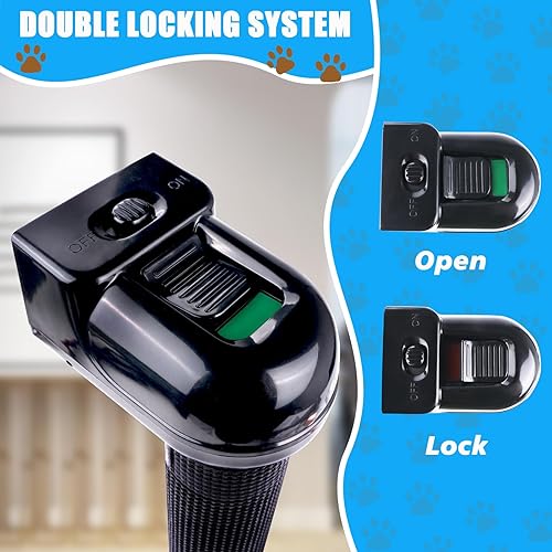 Miniatura 6 de Puerta corta para perros de 14 pulgadas de alto, puerta para cachorros de 59 pulgadas de ancho, valla retráctil de malla para interiores y