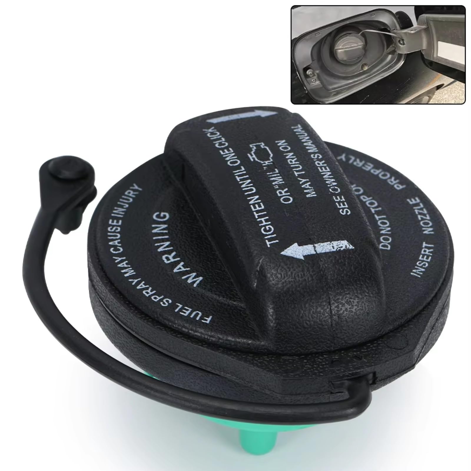 Tappo del Serbatoio Carburante di Ricambio Compatibile con RS5 2013-2015 per S4 2010-2016 5Q0201550L 5C0201550T Tappo del Serbatoio Carburante per Auto
