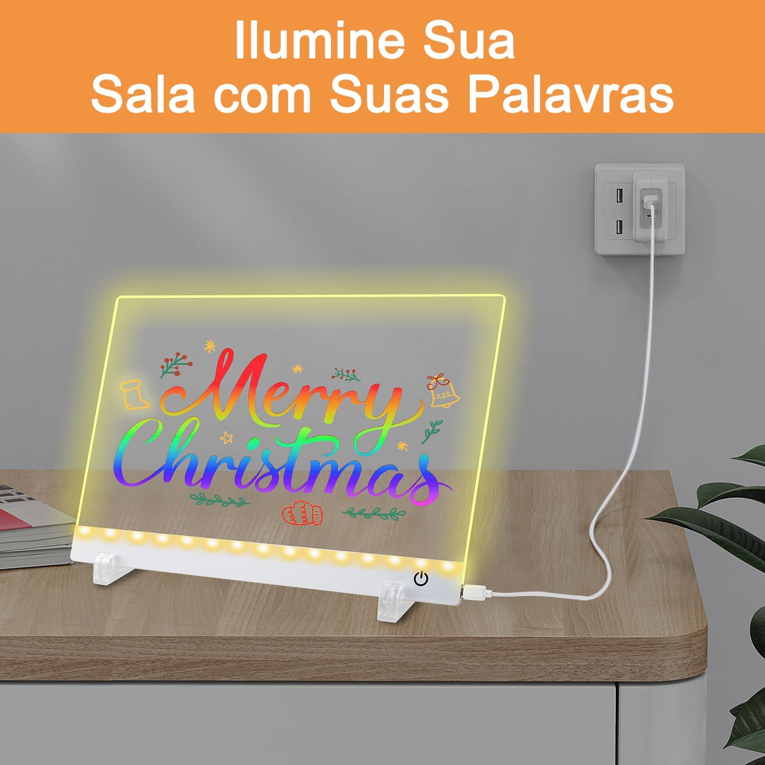 Quadro de Desenho LED Acrílico Brilhante Infantil Magic Board, Prancheta de Desenho com Luz e Cores para Desenho e Decoracao, 7 Canetas e Suporte, Escrita Apagável Ideal para Casa e Sala de Aula Quadro de Desenho LED Acrílico Brilhante Infantil Magic Board, Prancheta de Desenho com Luz e Cores para Desenho e Decoracao, 7 Canetas e Suporte, Escrita Apagável Ideal para Casa e Sala de Aula