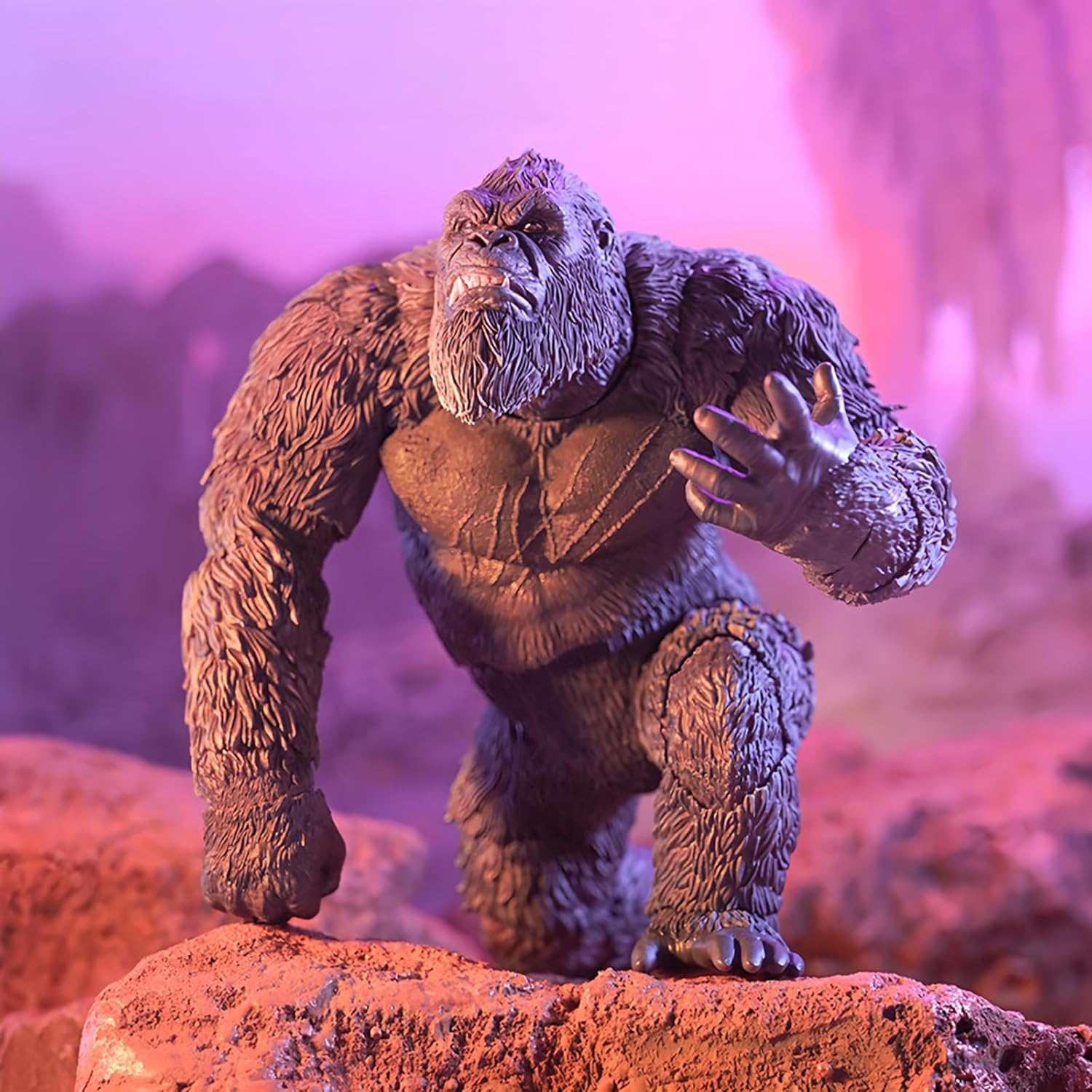 Pipigirl Hiya King of Monsters Movie Monster Series Action Figure, 6Inch King Kong Exquisite Dolls, Collectible Model Decoration