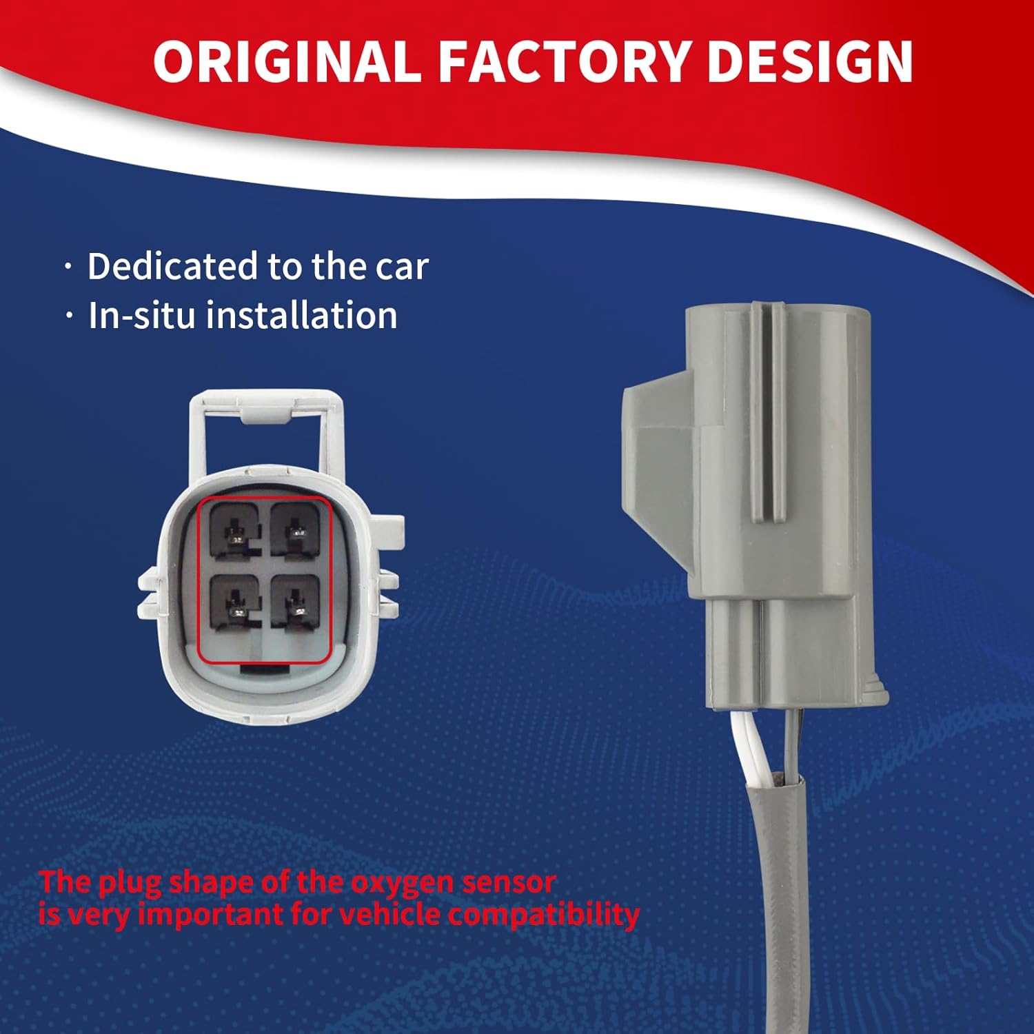 234-4107 Oxygen O2 Sensor Upstream Heated Air Fuel Ratio Compatible with Ford Focus 2008-2011 Transit Connect 2010-2013 L4 2.0L Replace 250-24776 350-34028 1900-543171