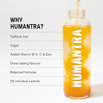 Humantra Electrolytes Powder Hydration Sachets - Mango, 20ct
