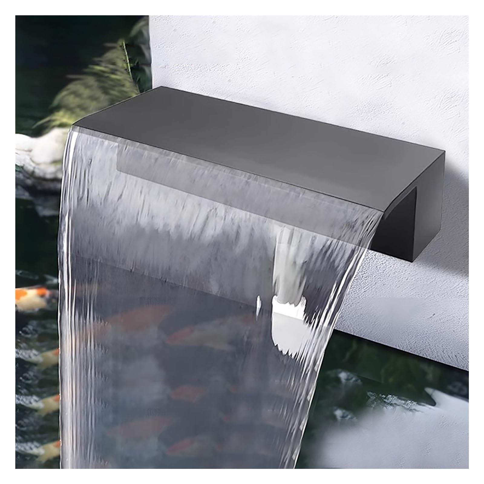 Boîte de cascade d'étang 8" pour éliminer le stress grâce à une fontaine de jardin apaisante