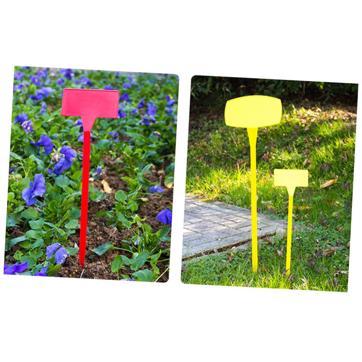 20 Pièces Étiquette Fleur Marqueur De Plantes Marqueur De Plante Résistant Aux Intempéries Piquet D'étiquettes De Plantes Étiquettes De Fleurs De Pépinière Signes De Plantes Blue