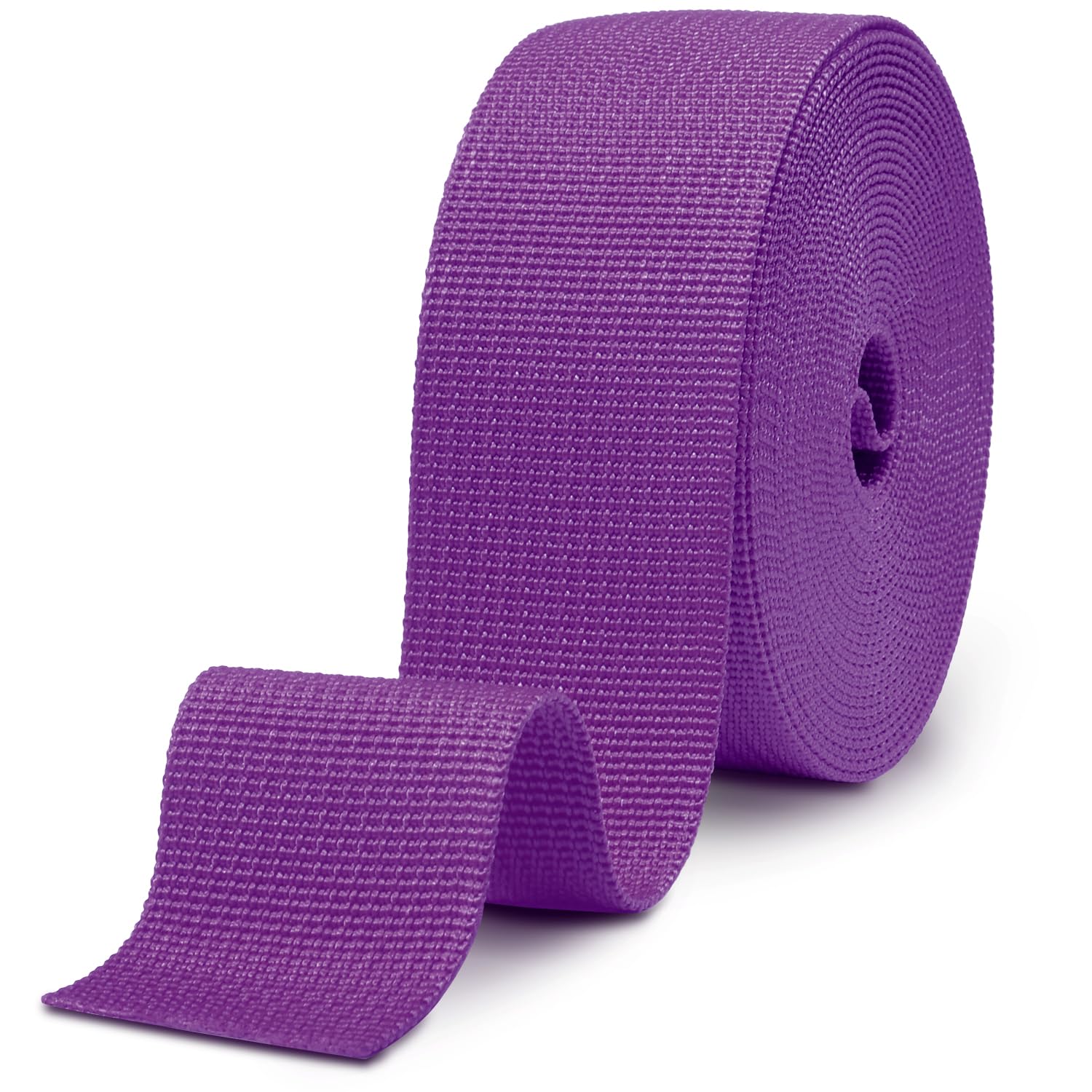 CooBigo 12 Yards Webbing 3/4" &amp; 1" &amp; 1.5" &amp; 2" Polypropylene Webbing Strap 3/4 Inch 1 Inch 1.5 Inch 2 Inch Wide Webbing Strapping for Bags/Lawn Chair/Pool Solar Cover DIY Crafting