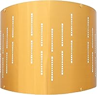 Vista 15 de Royal Designs, Inc. HB-643-10PN-2 - Pantalla de lámpara de tambor poco profundo con diseño de plantilla, níquel pulido, 10 x 10 x 8.5, paquete de 2