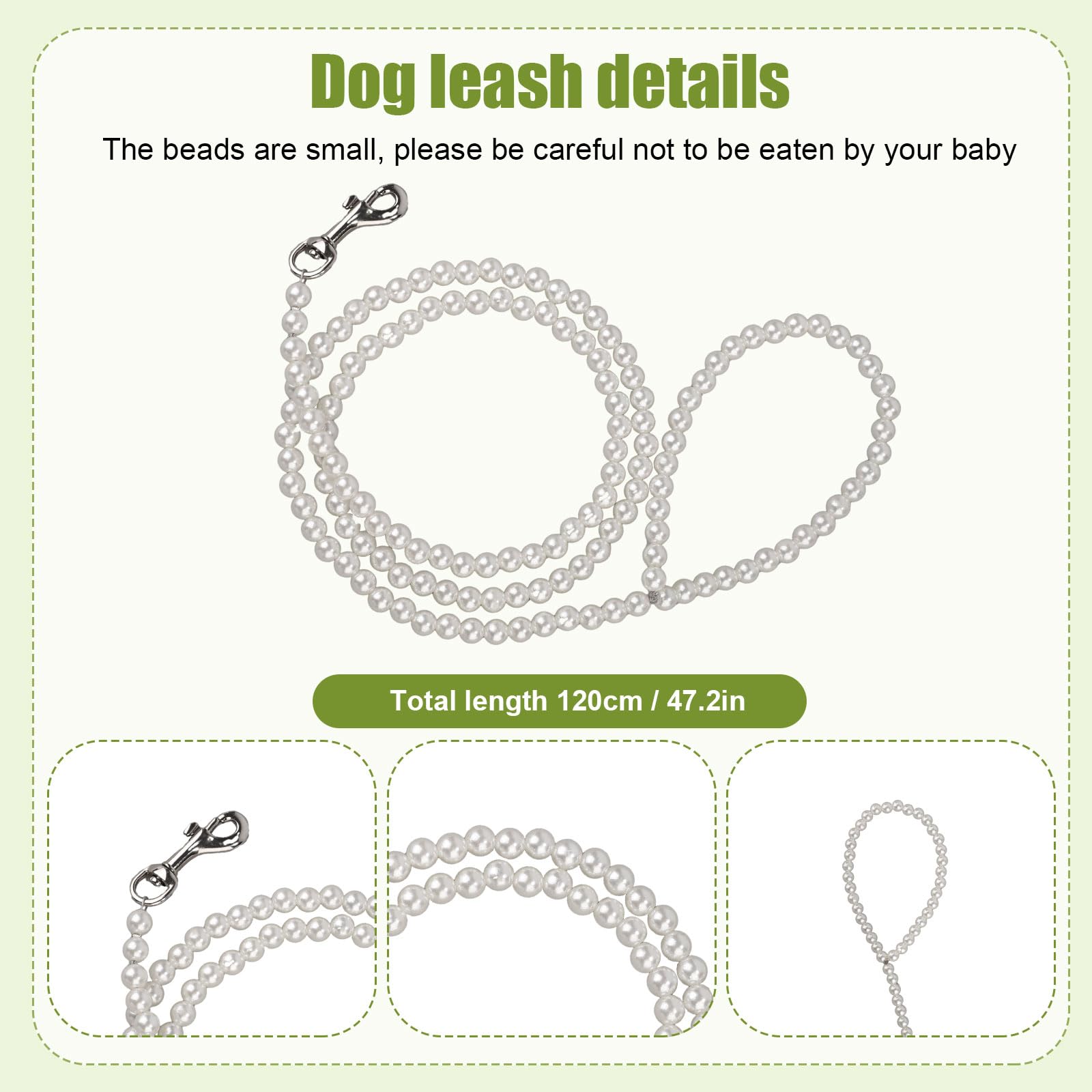 Flower Dog Wedding Collar - Image 3