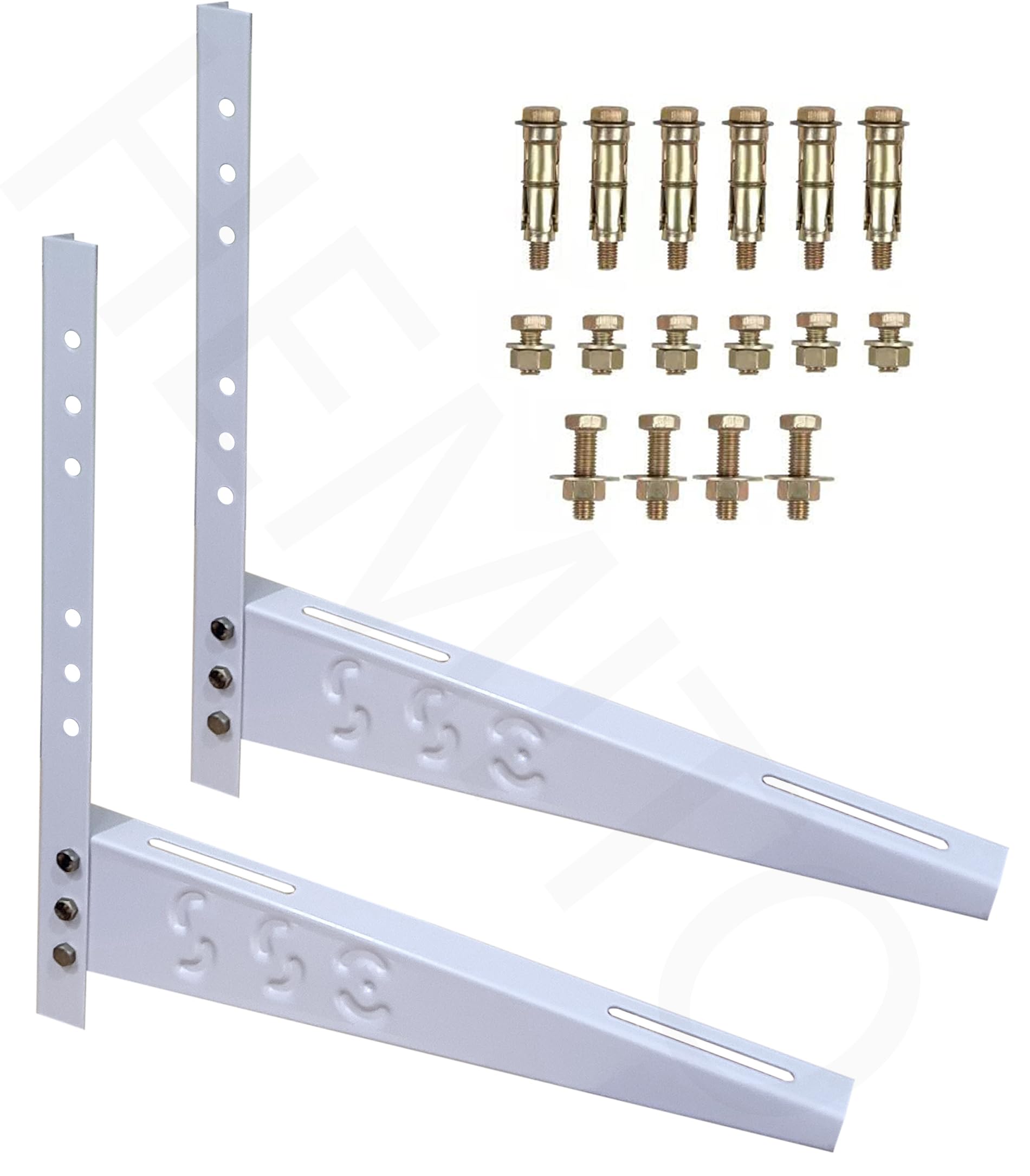 Hemito Heavy Duty AC Outdoor Wall Mounting Bracket Stand | Outdoor Ac Unit| Ac Stand Outdoor for 1 Ton, 1.1 Ton, 1.2 Ton, 1.5 Ton, 2 Ton