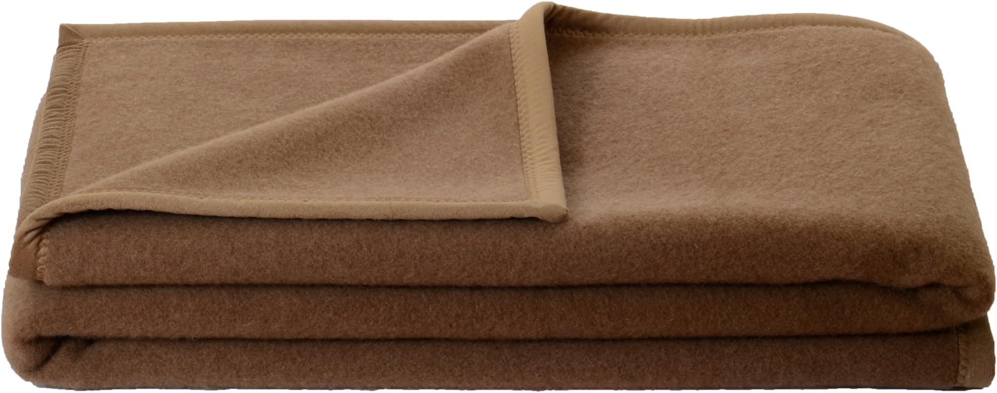 STEINBECK Mecca Blanket 100% Camel Hair Colour Camel in Three Sizes 150 x 220 cm Weight 1450 g
