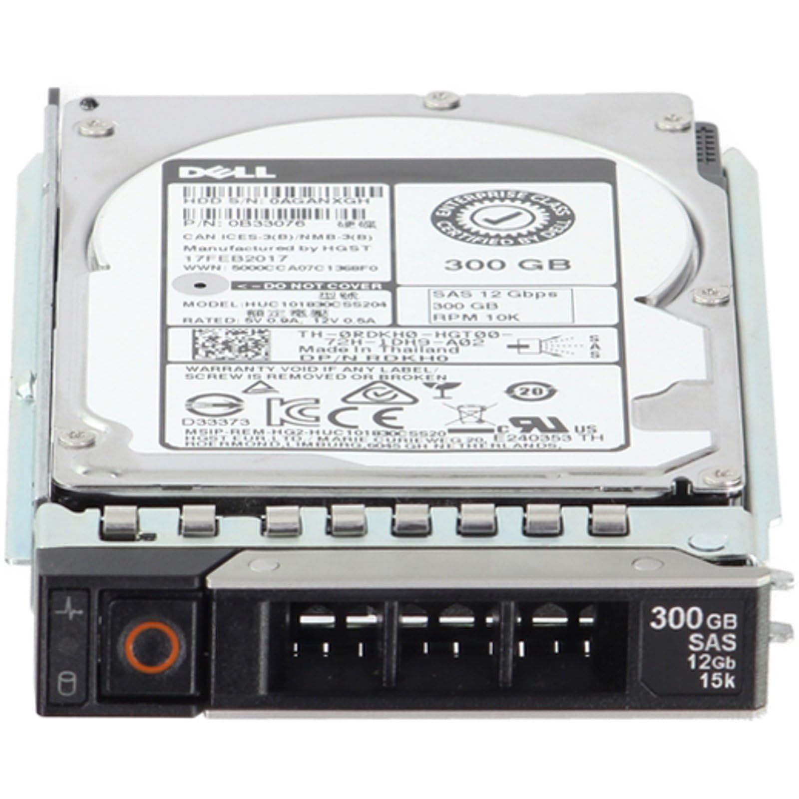 Amazon.com: Dell 300GB 10K 12Gbps SAS 2.5 HDD 512n (RDKH0