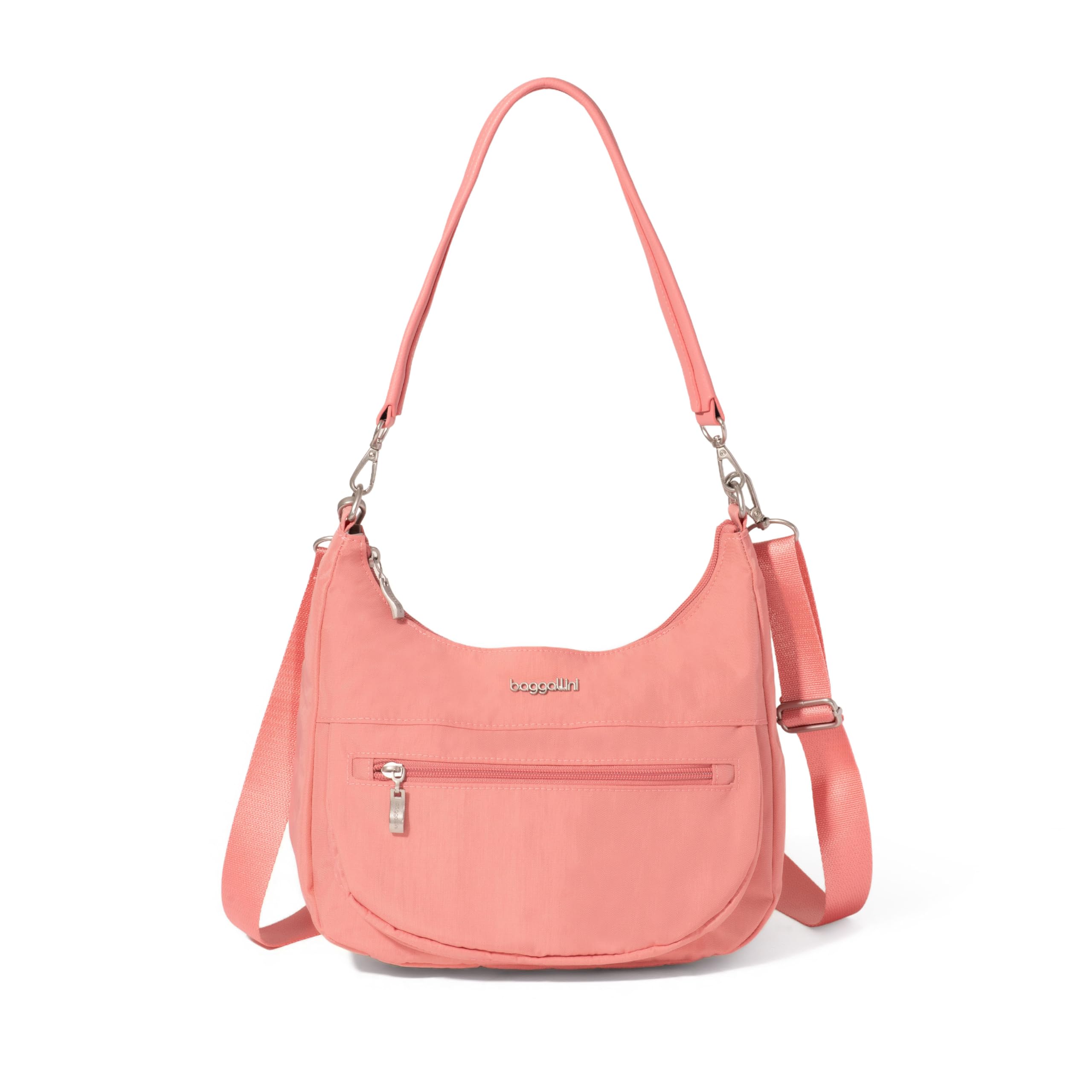 Baggallini Modern Pocket Half Moon Bag, Terracotta, One Size