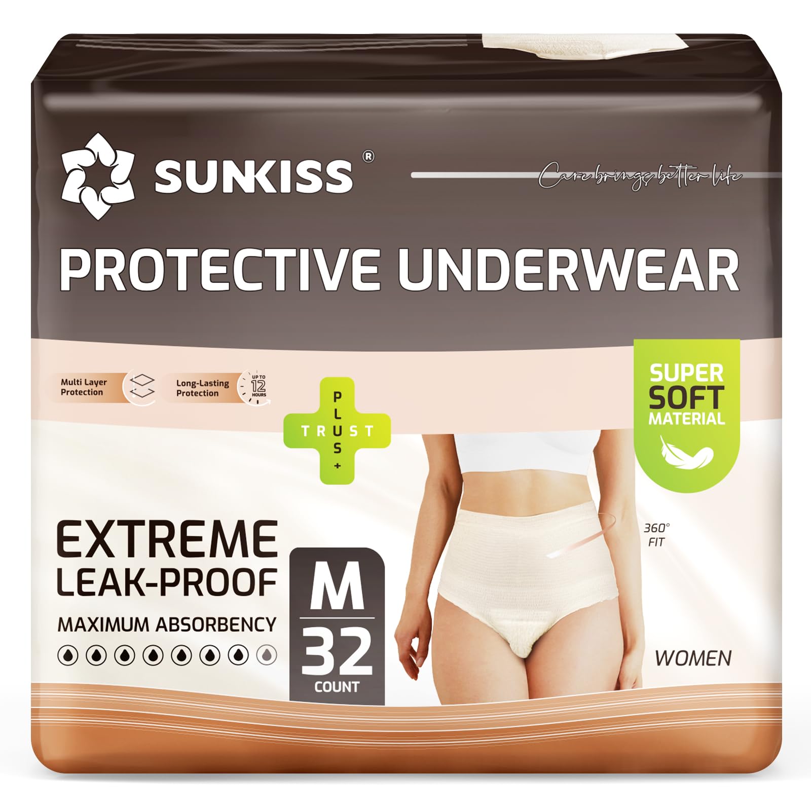 SUNKISS Women Incontinence Underwear