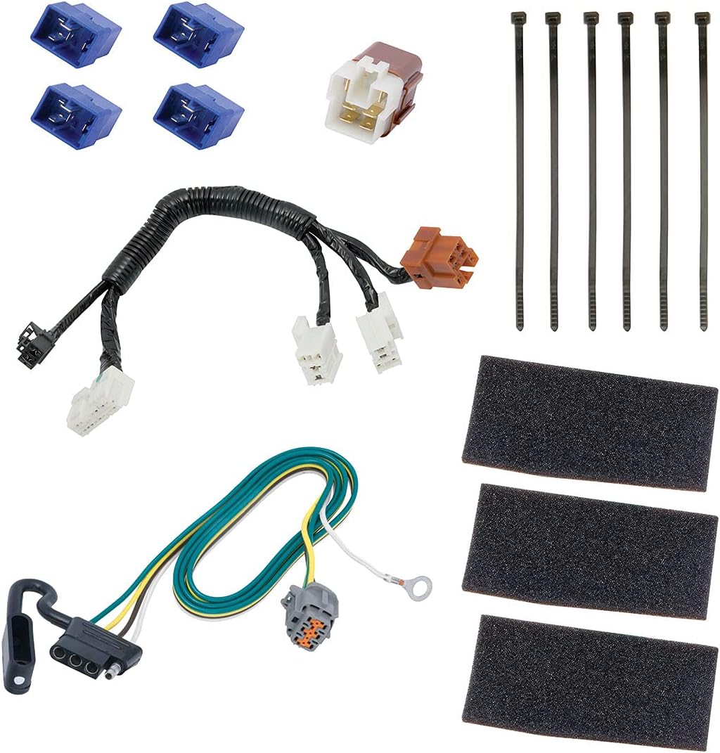 Tekonsha T-One® T-Connector Harness, 4-Way Flat, Compatible with Select Infiniti QX60 : Nissan Pathfinder