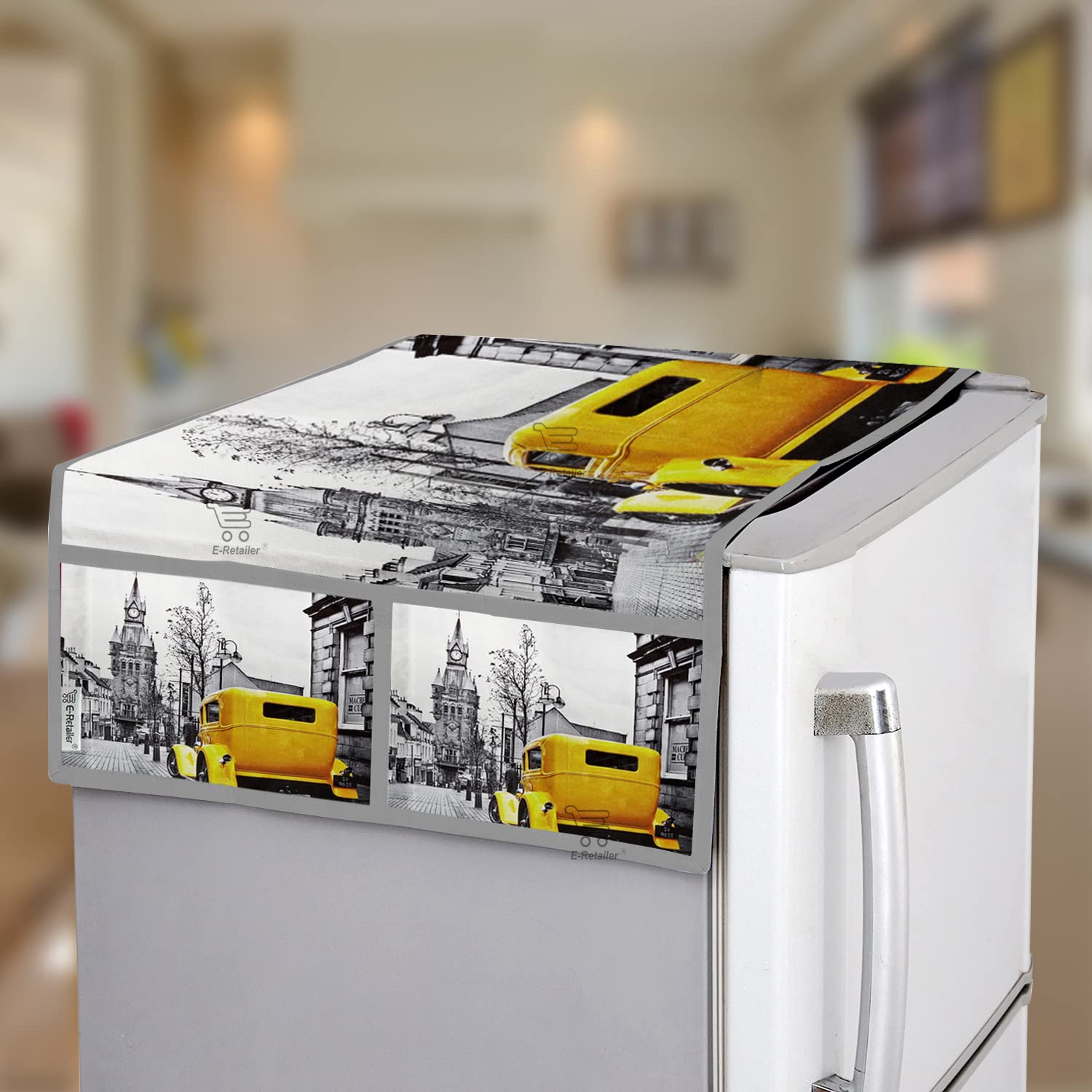 E-Retailer Digital Fridge Top Cover with 4 Utility Pockets