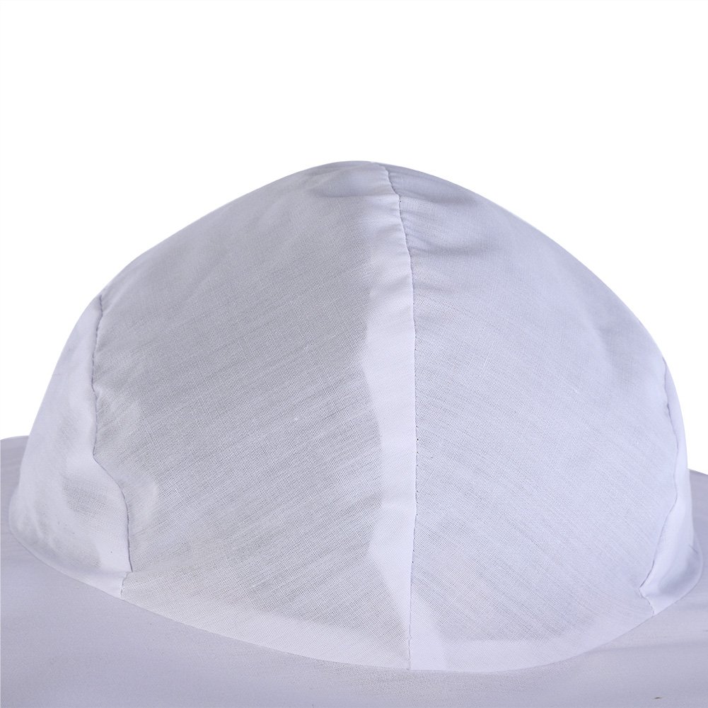 KUIDAMOS Tuta da Apicoltura Professionale Durevole, Attrezzatura per Apicoltore, Pantaloni per Protezione Dell'alveare, Colore Bianco