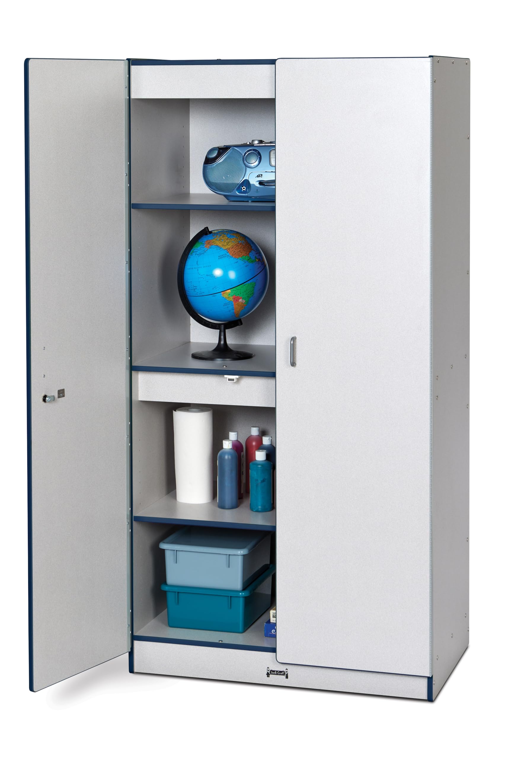 Jonti-Craft Rainbow Accents 5950JC112 Classroom Closet Deluxe, Navy