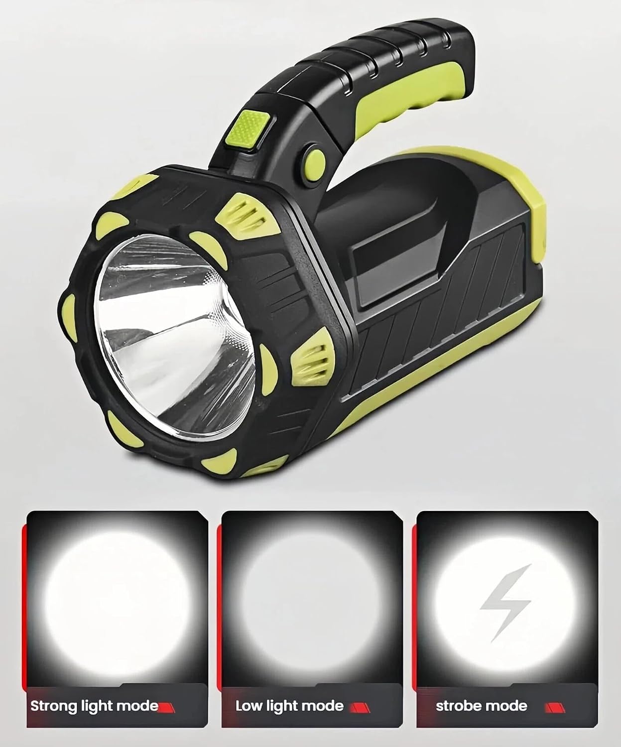 Bright Rechargeable Camping Lantern Flashlight, 7 Modes 1500LM LED Tent Light with 3000mAh Power Bank, IPX4 Waterproof Portable Emergency Light for Camping Hiking Fishing Home Power Outage