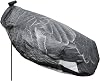 WHITE ROCK DECOYS Headless Canada Goose Windsocks - Durable Realistic Fully Assembled Hunting Geese Decoys with Tuf-Snap Collapsible Support Systems & 24 Fiberglass Ground Stakes, 12-Pack