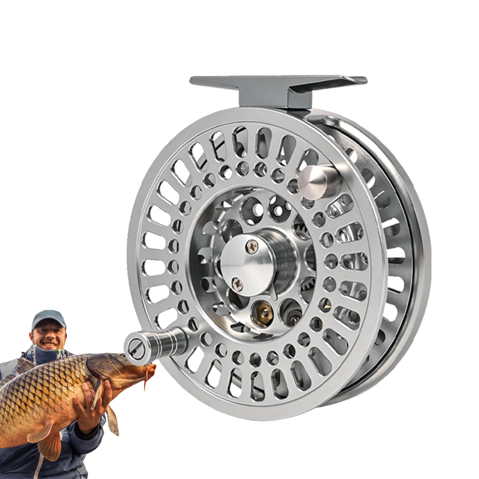 Angelrollen, Süßwasser-Angelrolle, Aluminium-Legierung für Süß- und Salzwasser, Werkzeug, Zubehör