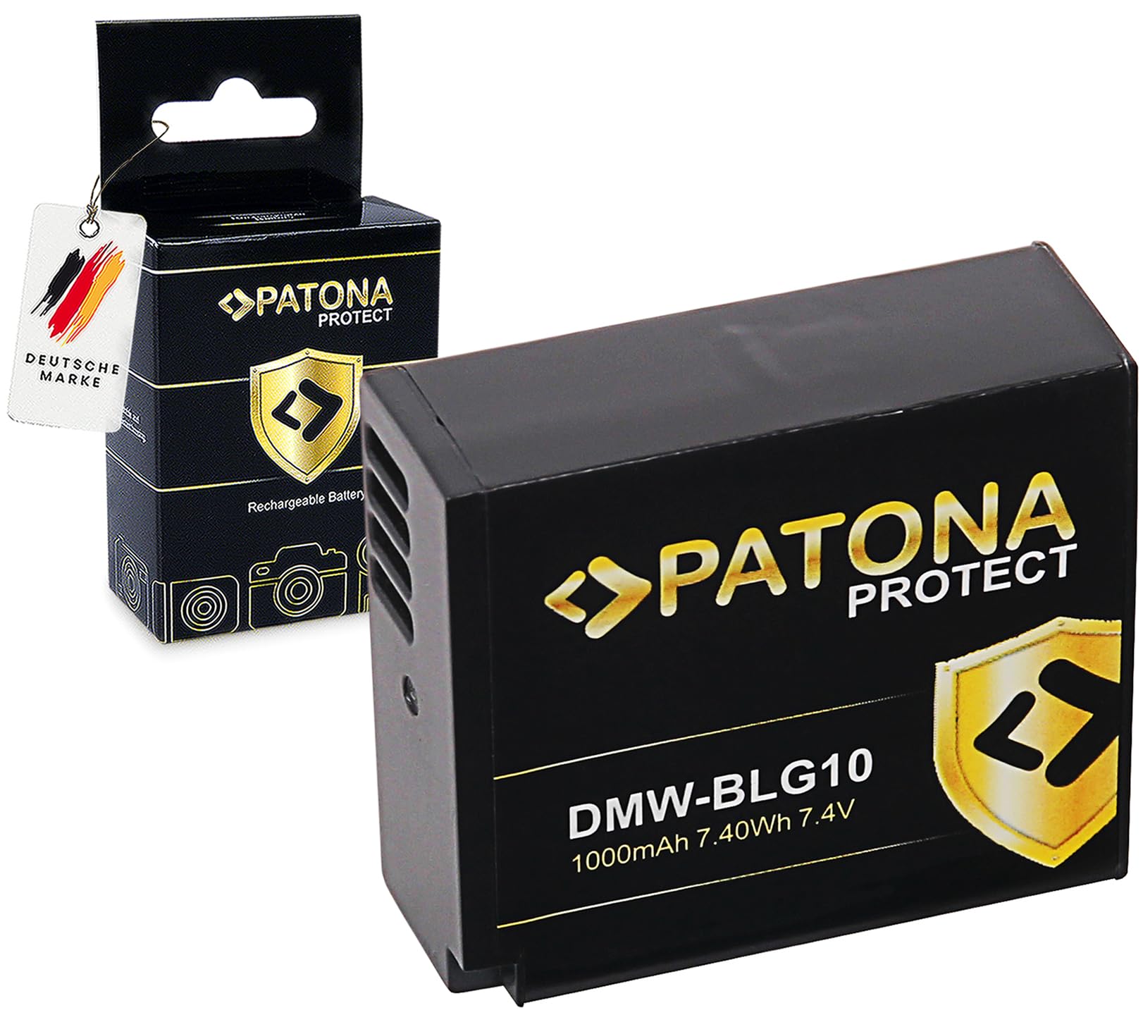 PATONA Slim Caricatore USB-C con Protect NTC Batteria Ricambio per Panasonic DMW-BLG10 BLG10E DMW-BLE9 BLE9E DMC-GF6 Compatibile con Panasonic DC-GX9 DMC-GF3 GF5 GF6 DMC-GX7 DMC-GX80 DMC-LX100