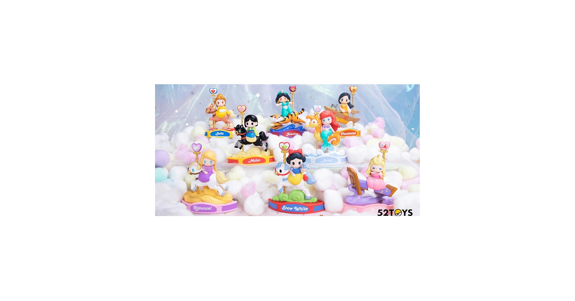 52TOYS BLINDBOX ディズニープリンセス カルーセル 8個セット 楽天市場】52TOYS BLINDBOX ディズニープリンセス カルーセル