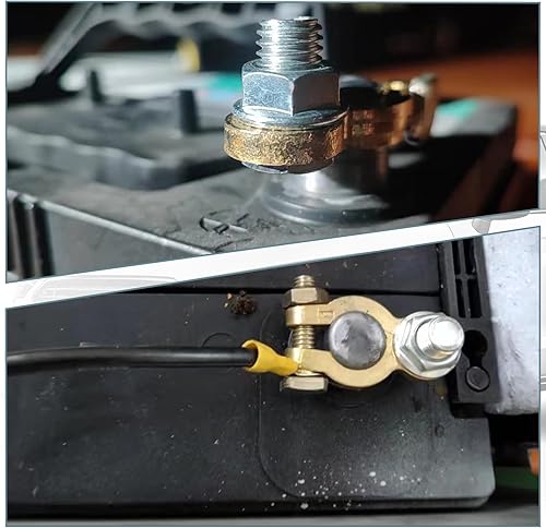 Miniatura 6 de 2 terminales de cable de poste superior, terminales de cable de latón, conectores de terminación de cable, juego de abrazaderas de terminales de