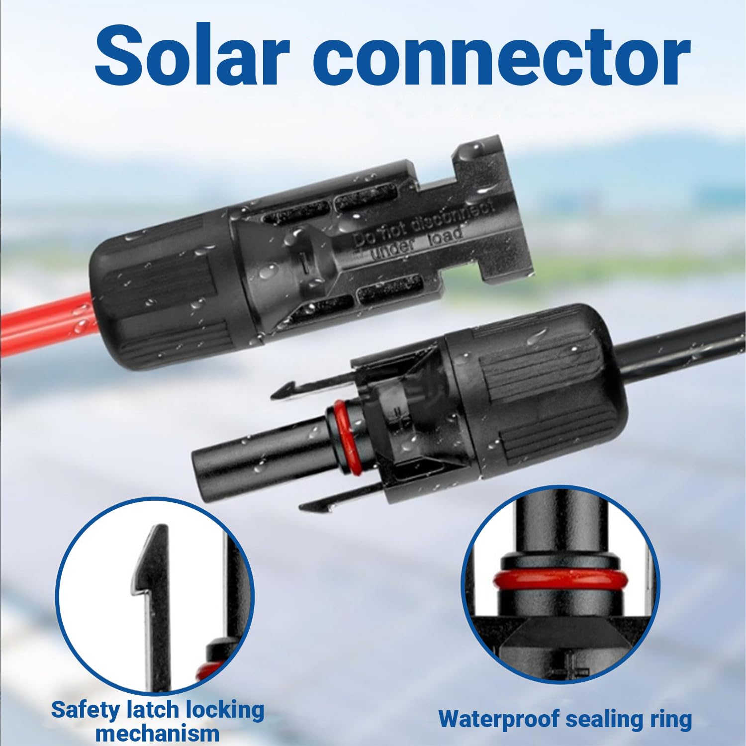 10m 30ft balkonkraftwerk verlängerungskabel 6mm2 solarkabelKabel vIP67 erlängerung solar photovoltaik pv Module außen solarpanel solarstecker Kabel mit Photovoltaikanlagen