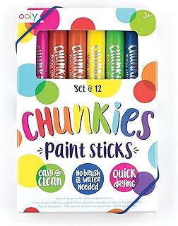 OOLY, Giftable Chunkies Paint Sticks, No Brush or Water Needed, Twistable Paint Stick Set for Kids and Adults, Great for A...