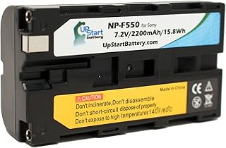 Replacement for Sony CCD-TRV57 Battery - Compatible with Sony NP-F550 Digital Camera Battery (2200mAh 7.2V Lithium-Ion)