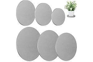 Baderke Plant Dishes Saucer 6-Piece Diatomite Plant Coasters