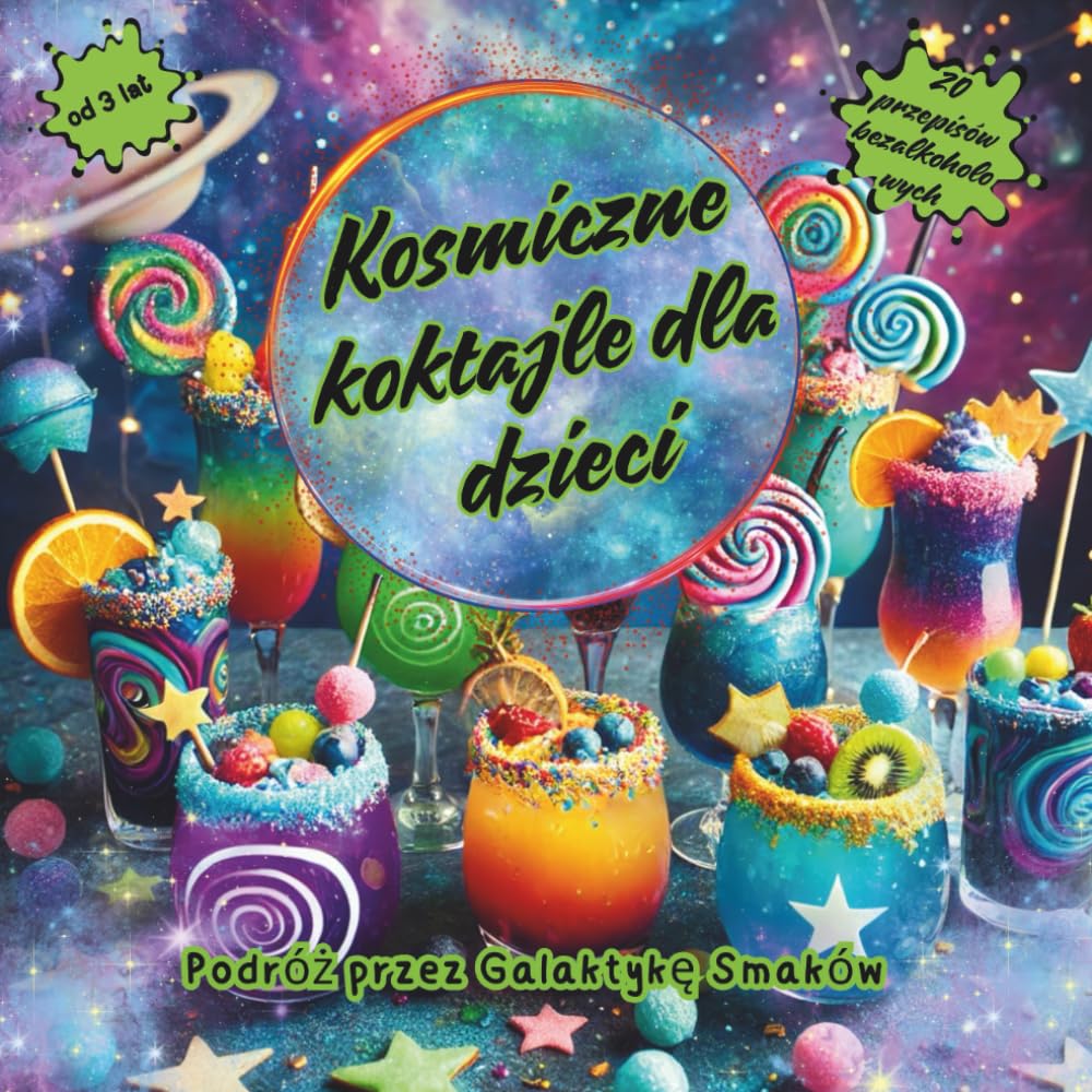 Kosmiczne koktajle dla dzieci: 20 przepisów bezalkoholowych dla dzieci, przepisy na soki, przyjęcie urodzinowe dla dzieci, drinki, napoje na lato, ... wszechświat, Cocktails, Koktajle dzieci