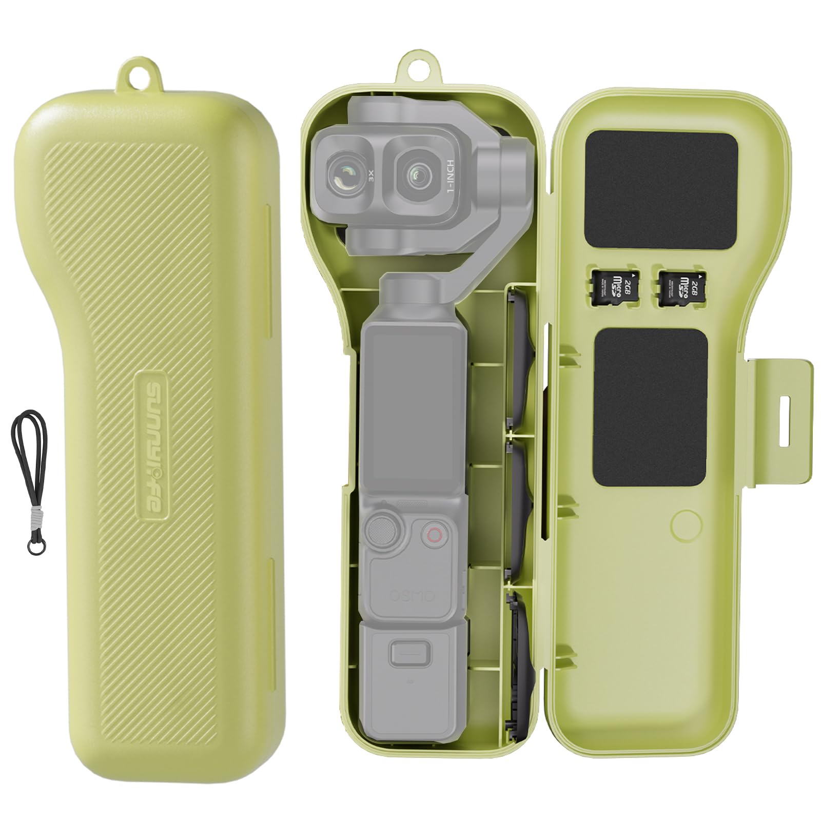 Étui DJI Osmo Pocket 4P évite rayures lentille boîtier vert - 8
