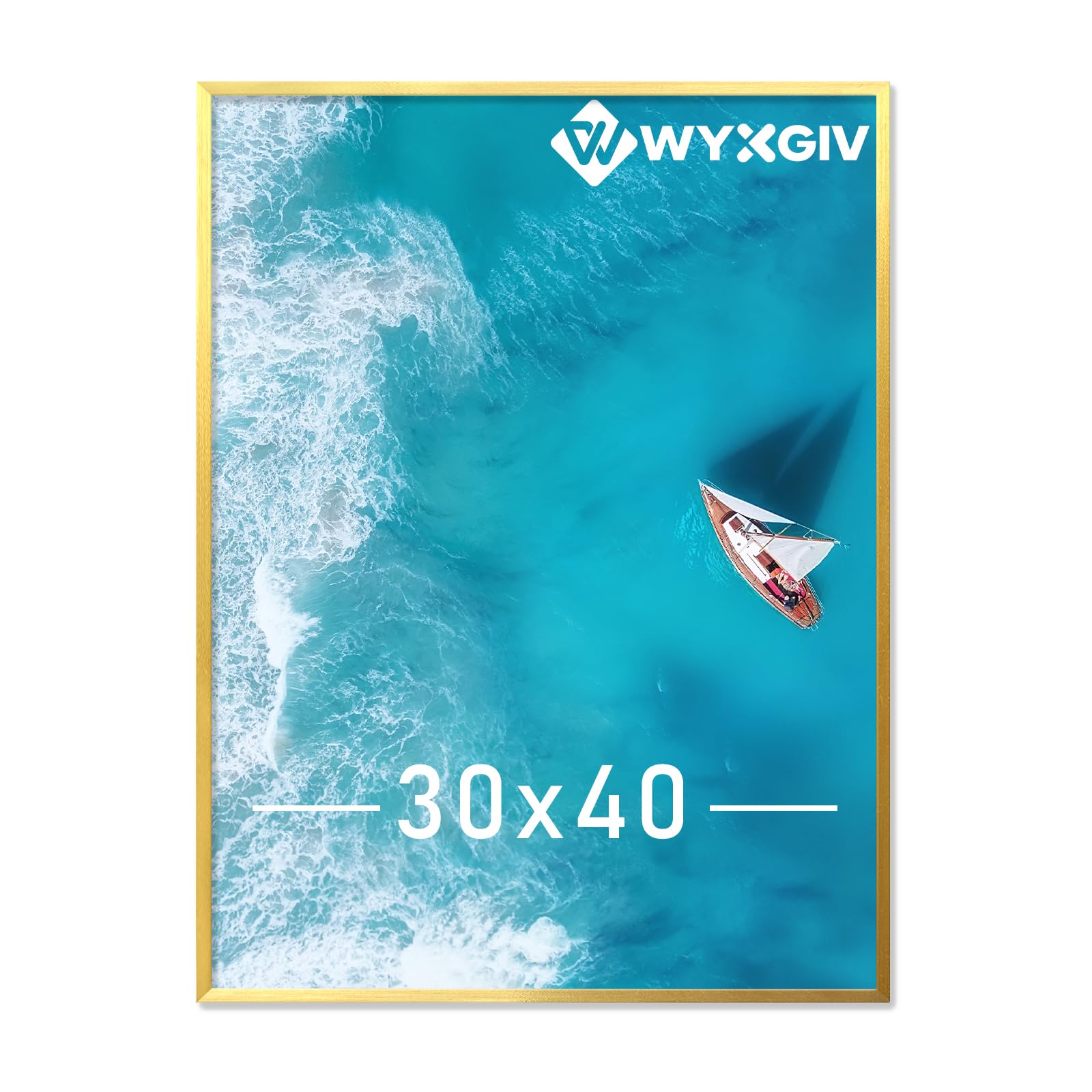 Gold 30x40 Picture Frame
