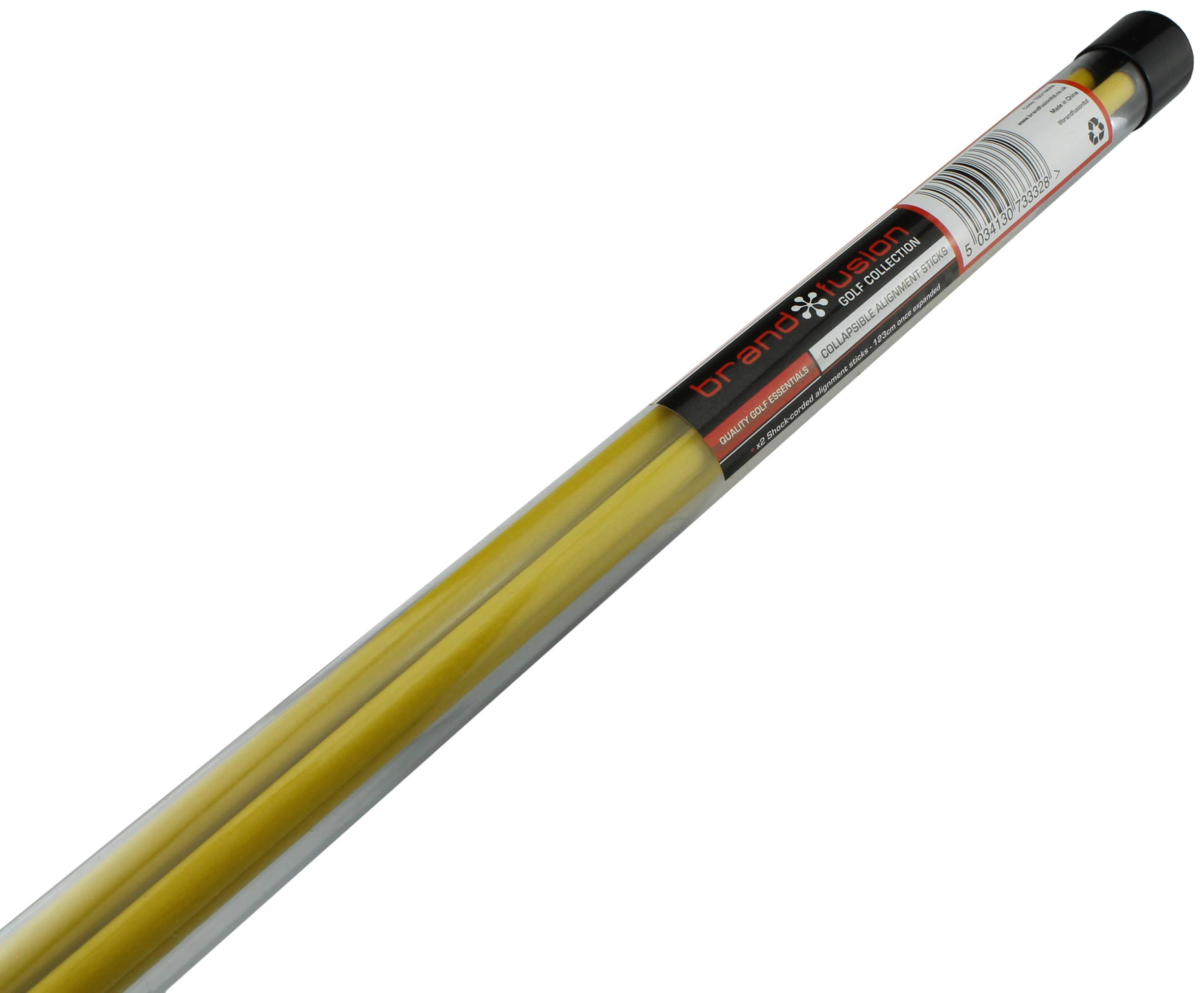 Brand Fusion Unisex Mini Tour Alignment Stick, Yellow, One-Size UK