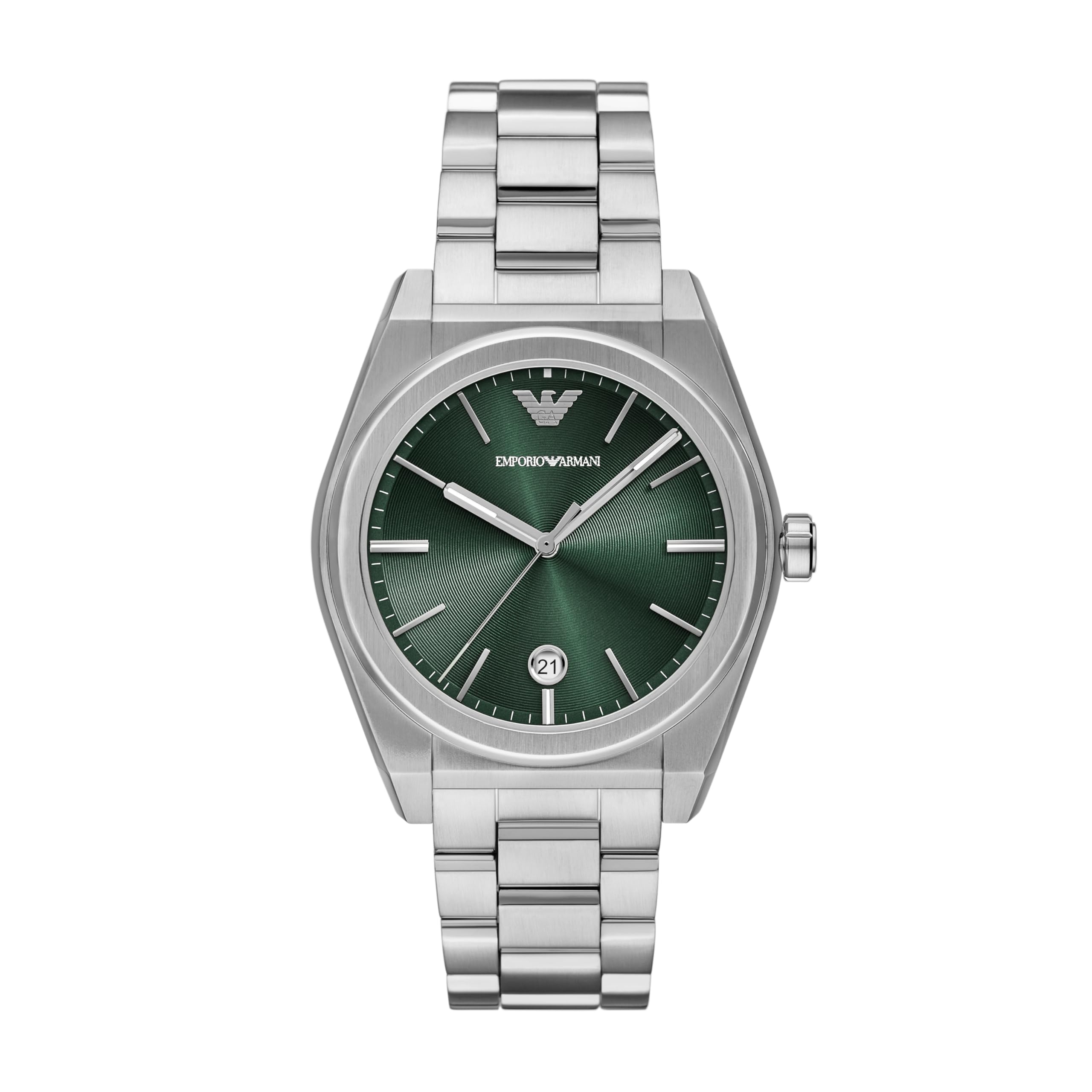 Men's 3 Hand or Chronograph Watch with Stainless Steel Band; Dress Watch for Men