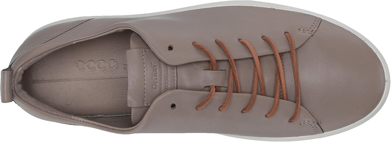 ECCO Men's Soft 8 Luxe Sneaker 12-12.5 Moon Rock Dri-tan