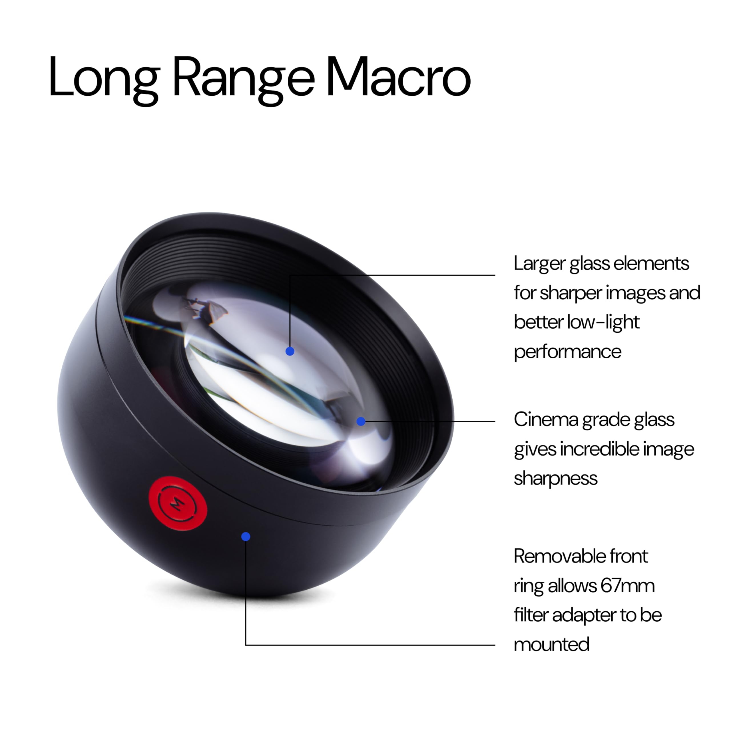 Amazon.com: Moment 75mm Macro Lens – T-Series Mobile Lens for