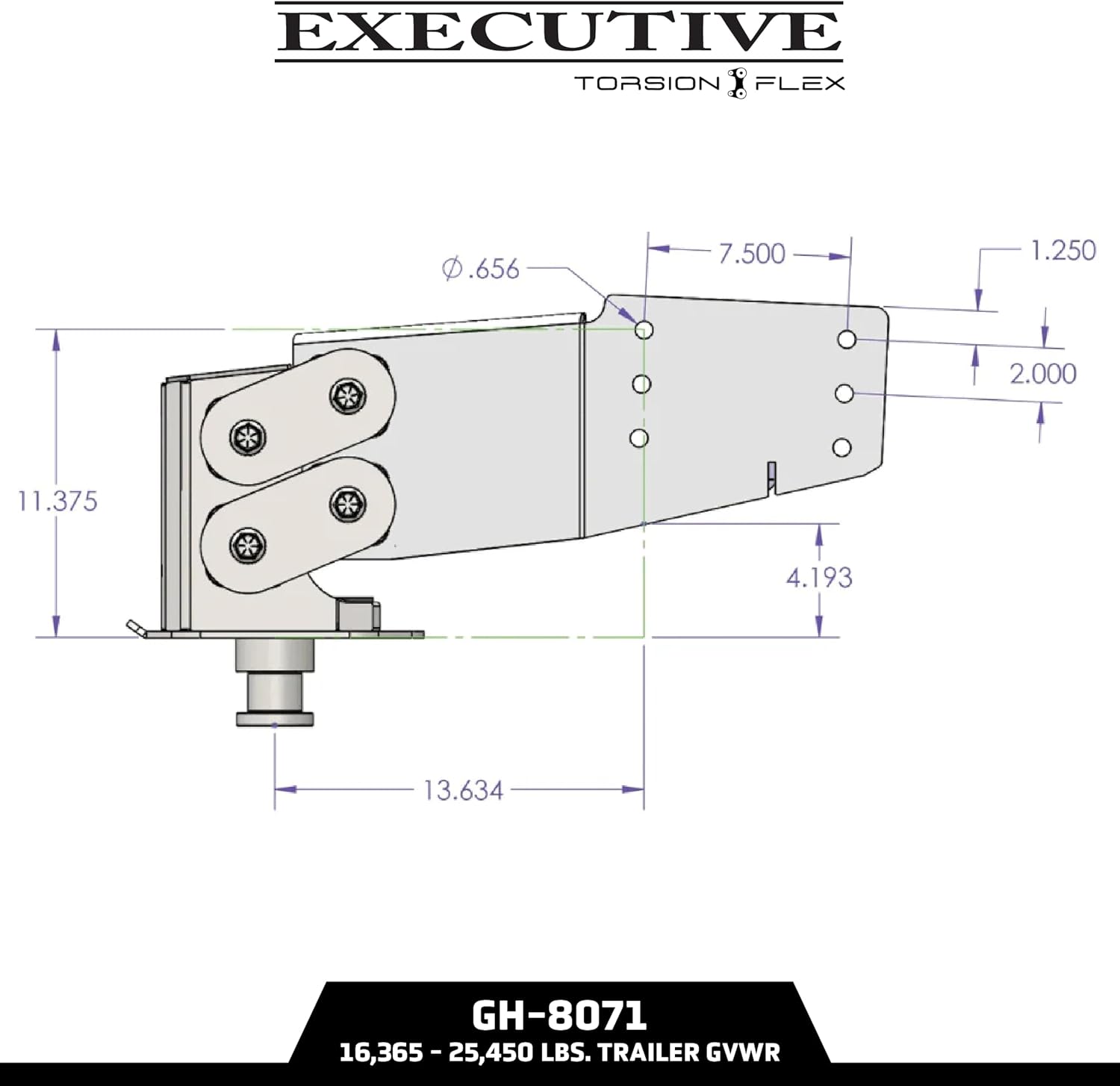 GEN-Y Hitch Rhino Fifth Wheel King Pin Box - 3,500 lbs - 4,500 lbs Pin Weight, 30,000 lbs Towing Capacity, Check Fitment Chart, Made in USA, Silver