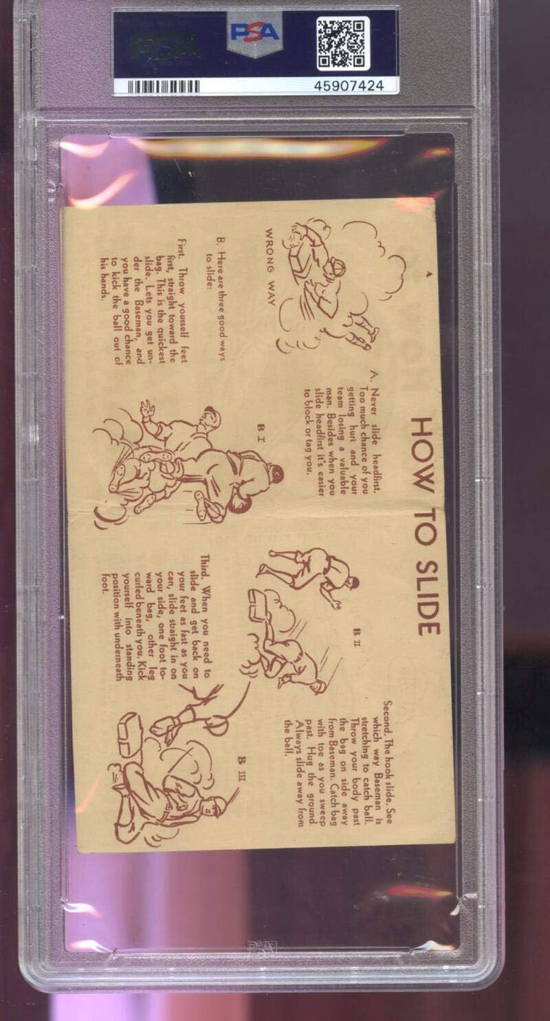 1936 R344 National Chicle Rabbit Maranville #6 How To Slide PSA 2 (MC) Graded Baseball Card