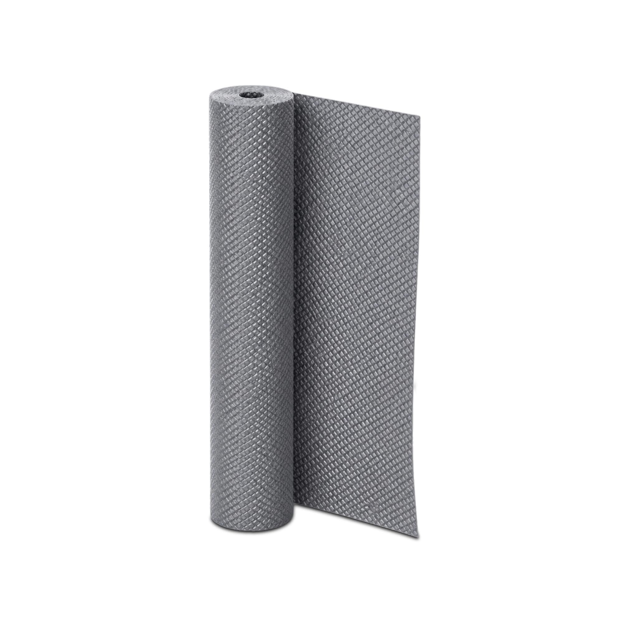 Precious London Grey Anti Slip Mat Rolls - (45X500cm) Non Slip Rubber Mat Shelf Drawer Liner Waterproof & Oil-Proof - Multiple Uses (Grey)