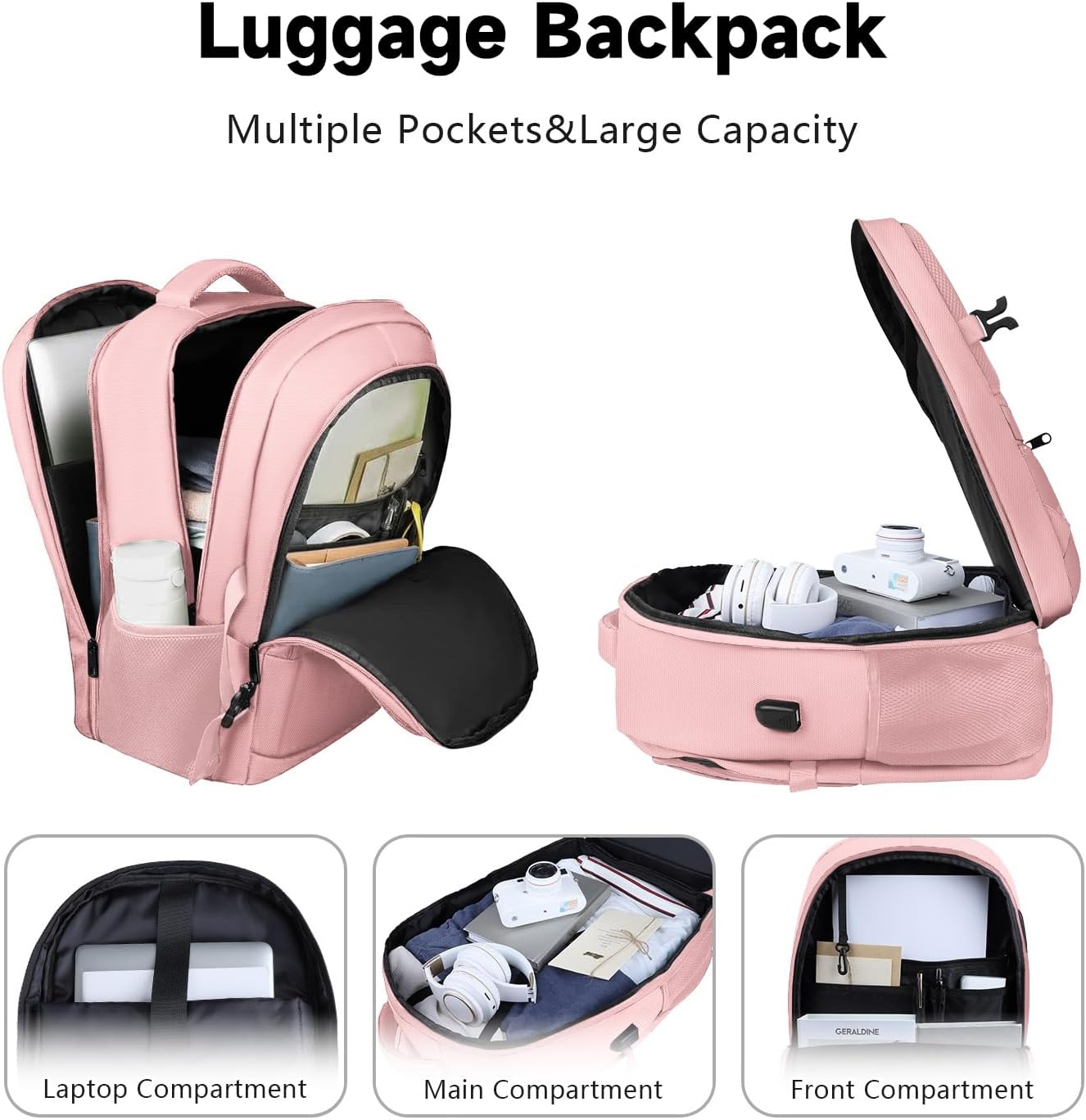 Lapsouno TSA – Mochila de mano para mujer mochila para laptop